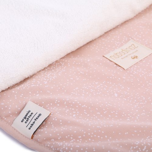 Tapis à langer WHITE BUBBLE MISTY PINK NOMAD NOBODINOZ