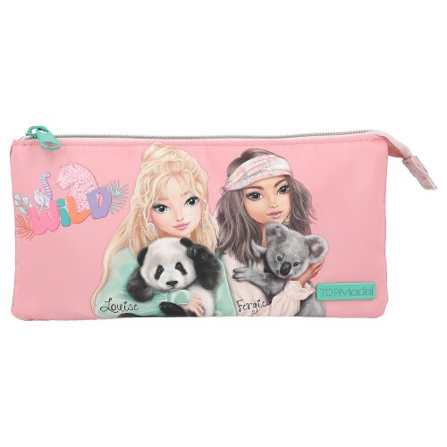 trousse 3 poches WILD TOPMODEL pour enfant boutique pour enfant saint pierre ILE DE LA REUNION rentrée des classes écoles livraison 974