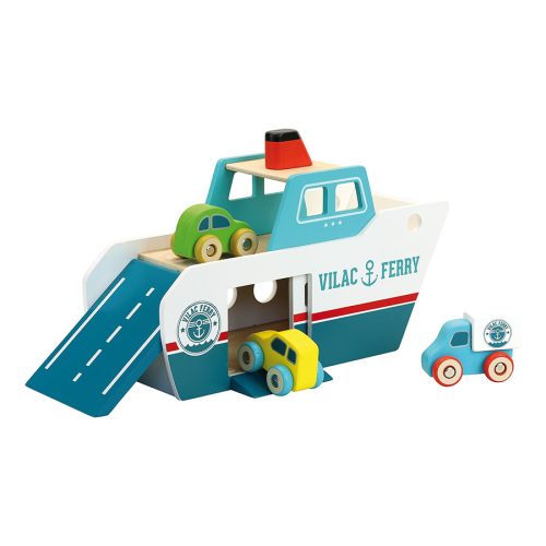 Le ferry VILACITY en bois de VILAC magasin de jouets en bois à st pierre 97410 livraison LA REUNION 974