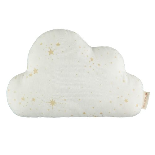 Coussin Cloud GOLD STELLA WHITE nobodinoz