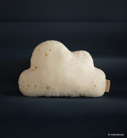 Coussin Cloud GOLD STELLA WHITE