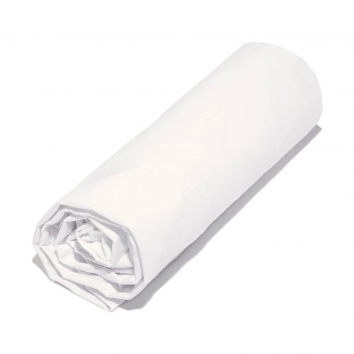 DRAP HOUSSE COTON BIO BLANC