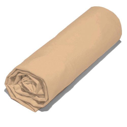 drap housse beige coton bio