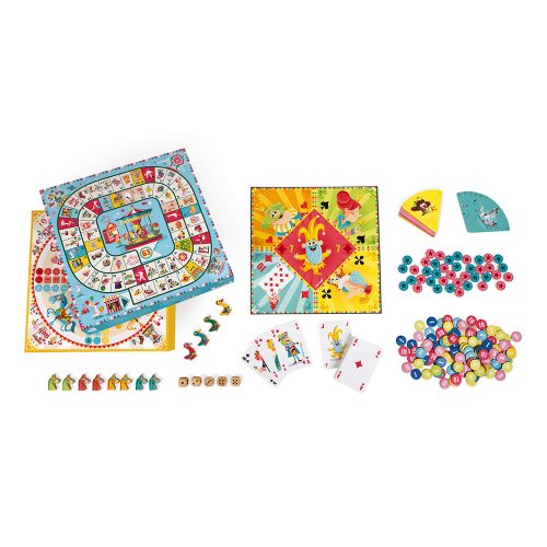 Coffret MULTI JEUX de société Carrousel JANOD