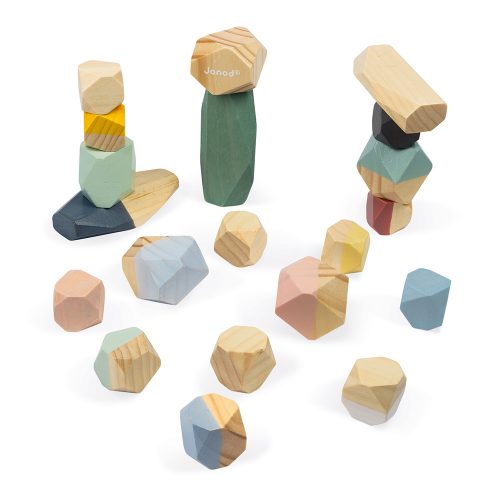 Pierres à empiler en bois SWEET COCOON jeu montessori