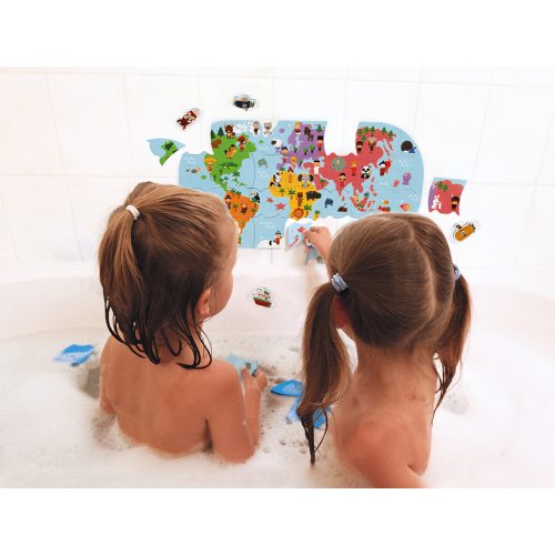 Puzzle de bain CARTE DES EXPLORATEURS DU BAIN JOUET DE BAIN