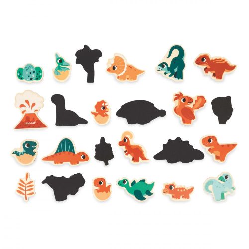 Magnets Dino 24 pièces revendeur officiel JANOD magasin de jouet 974 livraison toute l'ile 97410 St Pierre