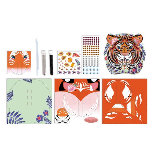 Kit créatif Trophée Tigre STRASS ET PAILLETTES JANOD