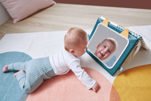 Mon miroir sensoriel marque KALOO jeu d'éveil bébé idée cadeau naissance magasin de jouets en bois à st pierre 97410 Livraison LA REUNION 974