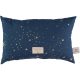 Coussin coton Bio LAUREL GOLD STELLA NIGHT BLUE