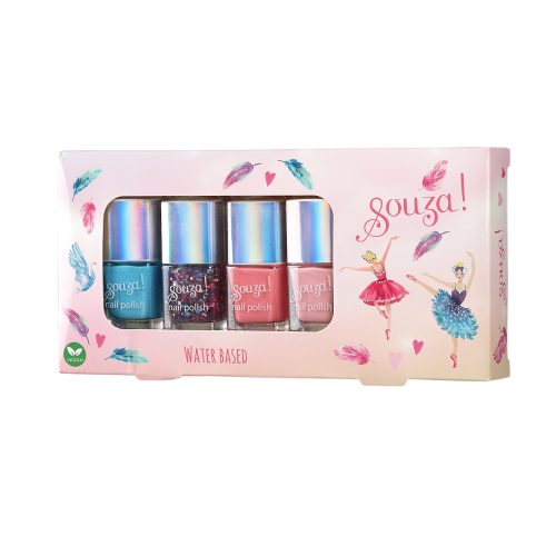 Coffret de Vernis à ongles LAC DES CYGNES maquillage pour enfant magasin de jeu et jouet saint pierre reunion sans produit chimique et vegan spécial enfant