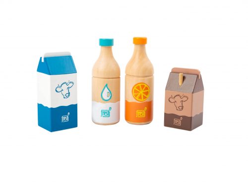 Set de boissons petit-déjeuner en bois