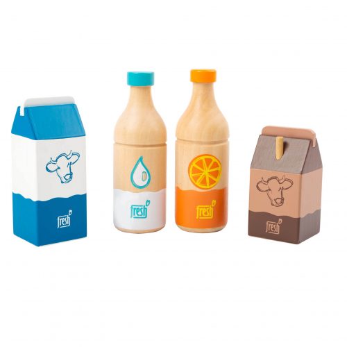 Set de boissons petit-déjeuner en bois