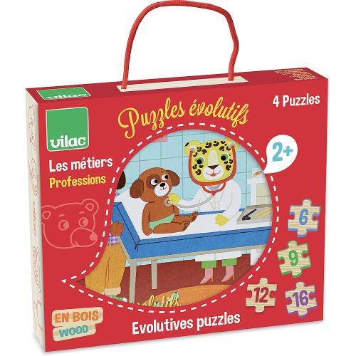 Puzzles ÉVOLUTIFS LES MÉTIERS VILAC