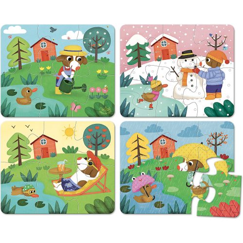 Puzzles LES 4 SAISONS Lot de 4