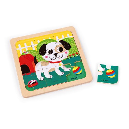 Coffret 3 puzzles 9 pièces ANIMAUX