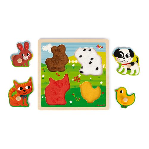 Puzzle tactile MES PREMIERS ANIMAUX