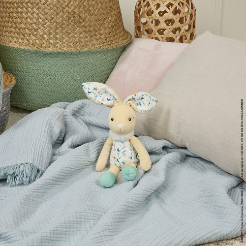 Peluche pantin justin le lapin revendeur officiel KALOO magasin de jouet pour bébé et enfants st pierre 97410 La Réunion 974 cadeau naissance