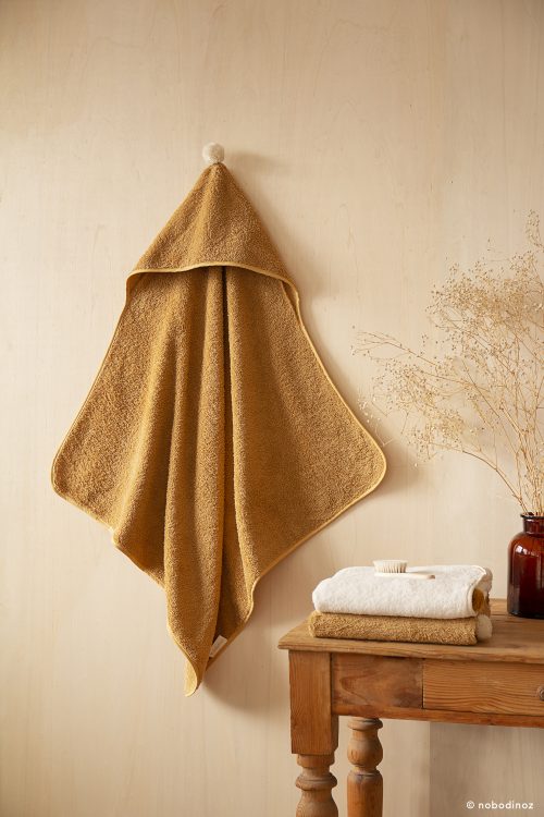 Cape de bain en Coton bio SO CUTE CARAMEL