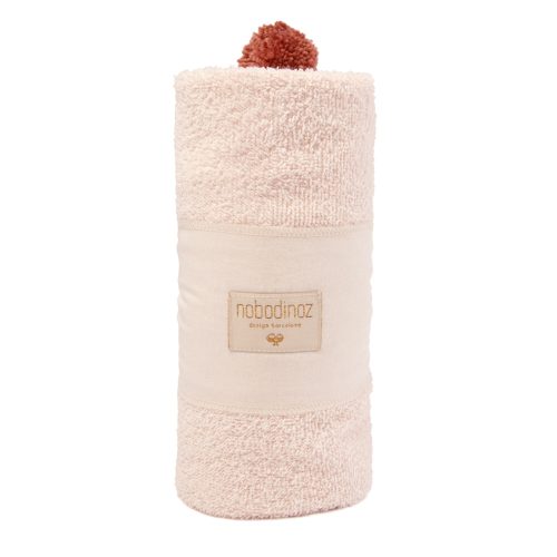 Cape de bain en Coton bio SO CUTE PINK NOBODINOZ