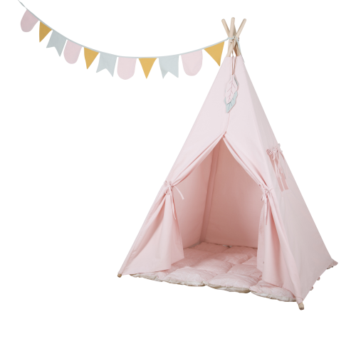 Tipi avec tapis ROSE AVENTURE