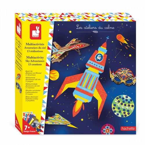 Coffret multiactivités Aventuriers du ciel revendeur officiel JANOD magasin de jouets en bois à st pierre 97410 livraison ile de la Réunion 974