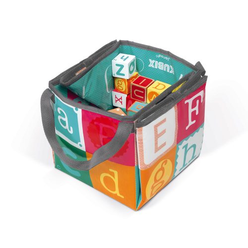 KUBIX 40 Cubes en bois LETTRES ET CHIFFRES