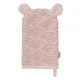 Gant de toilette en coton bio rose cam cam Copenhagen