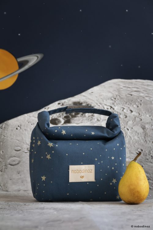 Sac à gouter écologique TOO COOL GOLD STELLA NIGHT BLUE