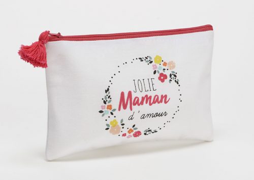 Pochette JOLIE MAMAN D'AMOUR magasin pour bébé et maman saint pierre ile de la réunion