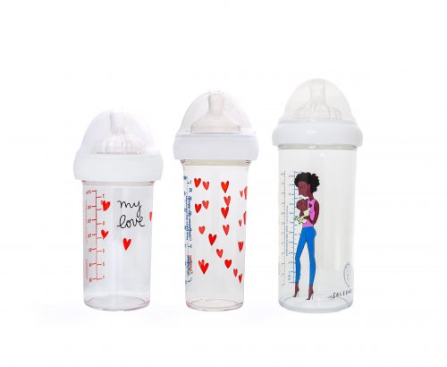 Set de 3 biberons gigognes MAMAN BEBE AFRO le biberon français livraison ile de la réunion saint pierre