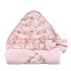 Cape de bain en coton bio MADEMOISELLE LITTLE CREVETTE