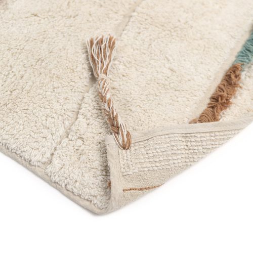 Grand tapis rectangle bohème SERENA tapis coton tendance lavable en machine déco chambre d'enfants et bébé magasin de déco st pierre 97410 la réunion 974