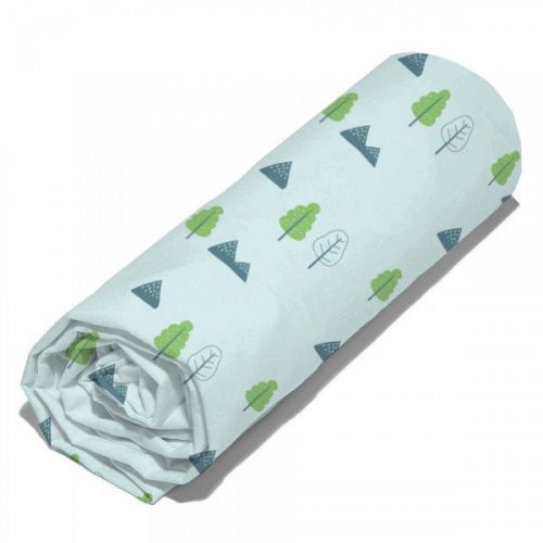 Drap housse enfant FORÊT en coton BIO