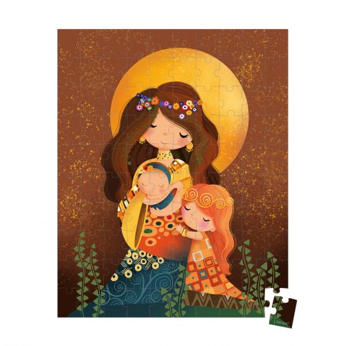 Puzzle 100 pièces peinture KLIMT oeuvre d'art revendeur officiel JANOD magasin de jouet 974 livraison toute l'ile 97410 St Pierre