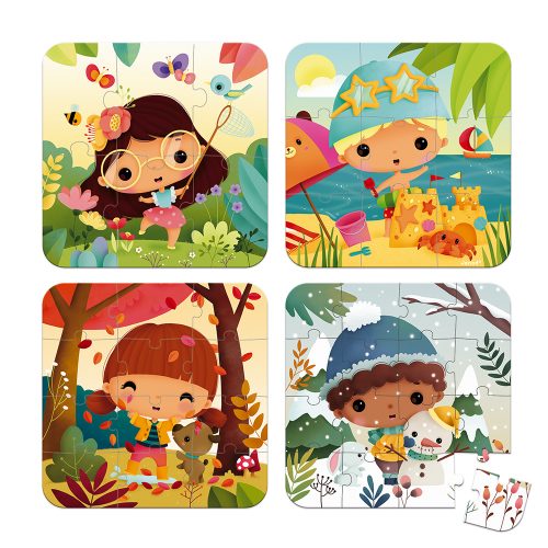 Puzzles évolutifs LES 4 SAISONS JANOD magasin de jouets pour enfant saint pierre de la réunion