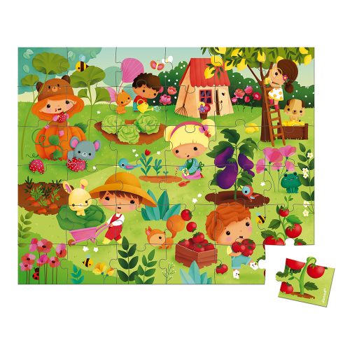 Puzzles 36 pièces MON JARDIN POTAGER magasin de jouets pour enfant saint pierre de la réunion