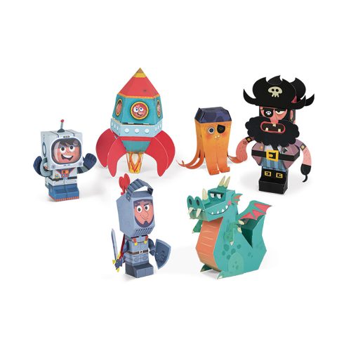 Figurines PAPER TOYS Coffret loisir créatif papier