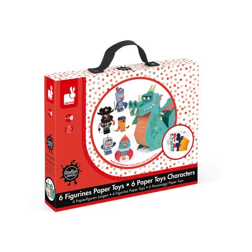 Figurines PAPER TOYS Coffret loisir créatif papier