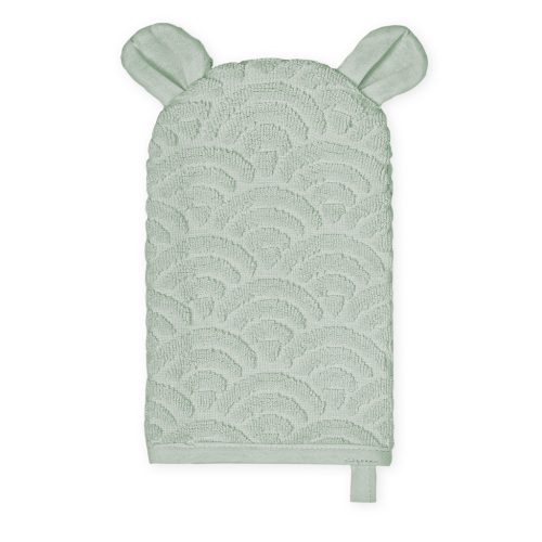 Gant de toilette en coton bio GREEN