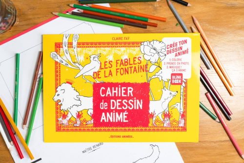 Cahier de dessin animé ÉDITIONS ANIMÉES pour enfant loisir créatif boutique jouets saint pierre ile de la reunion 974