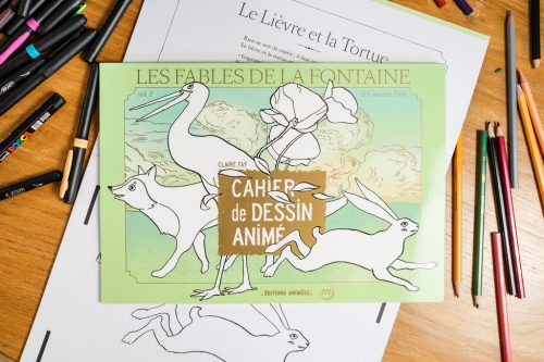 Cahier de dessin animé ÉDITIONS ANIMÉES pour enfant loisir créatif boutique jouets saint pierre ile de la reunion 974