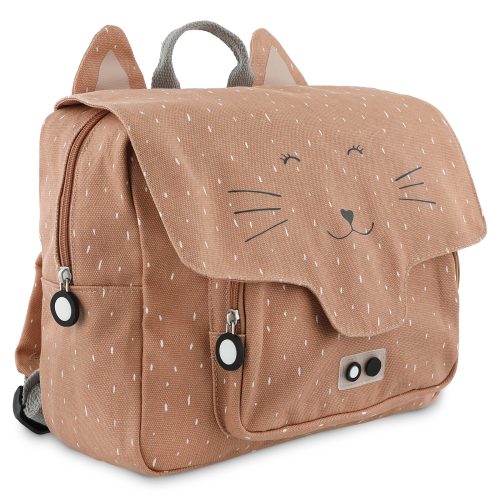 cartable maternelle en coton revendeur officiel TRIXIE BABY pour enfant boutique pour enfant saint pierre ILE DE LA REUNION rentrée des classes écoles livraison 974 MRS cat chat