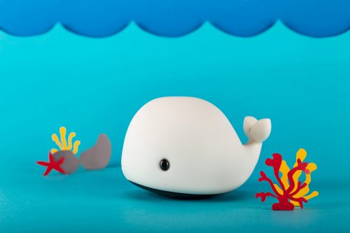 Veilleuse en Silicone couleurs changeantes LIL'WHALE BALEINE