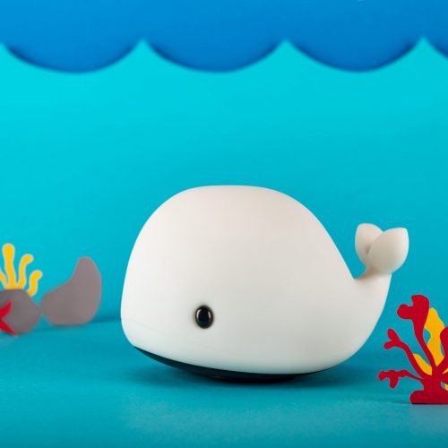 Veilleuse en Silicone couleurs changeantes LIL'WHALE BALEINE