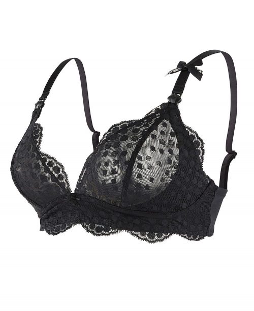 Soutien gorge de grossesse et d'allaitement LOLLYPOP NOIR