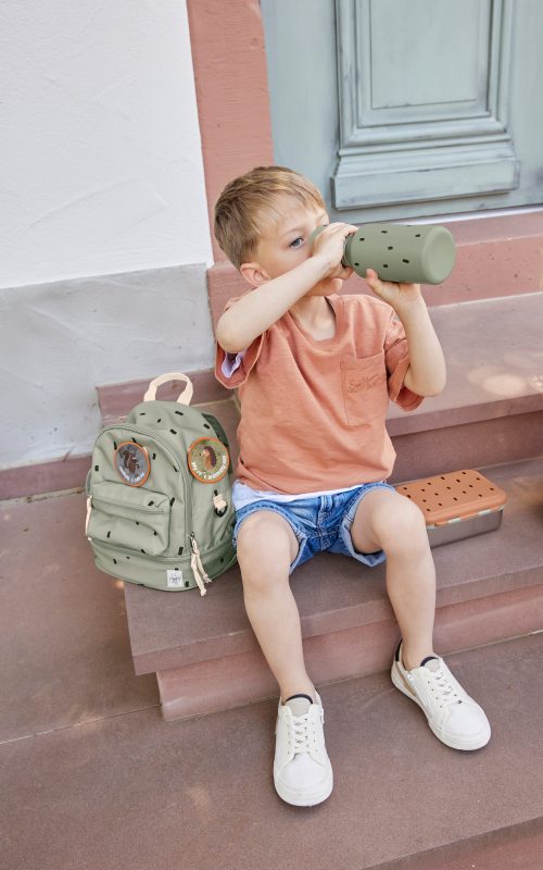 Sac à dos pour Crèche ou Maternelle avec compartiment à goûter HAPPY PRINT revendeur officiel MARQUE LÄSSIG pour enfant boutique pour enfant saint pierre ILE DE LA REUNION rentrée des classes écoles livraison 974