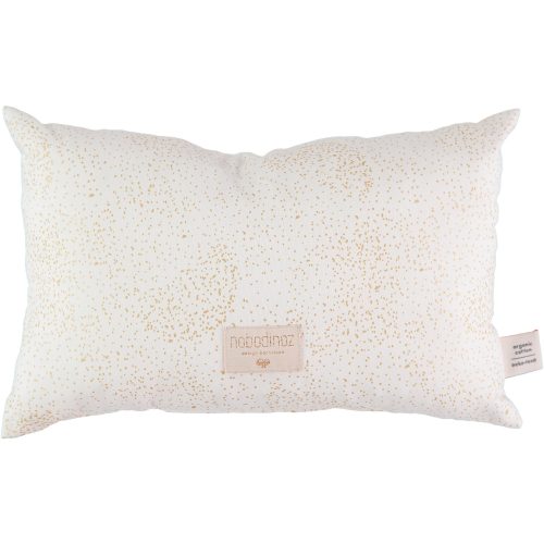 Coussin coton Bio LAUREL WHITE BUBBLE MISTY PINK