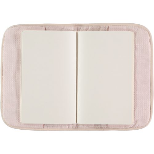 Protège carnet de santé en coton bio NID D'ABEILLE DREAM PINK