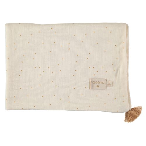 Couverture en coton bio TREASURE HONEY SWEET DOTS NATURAL